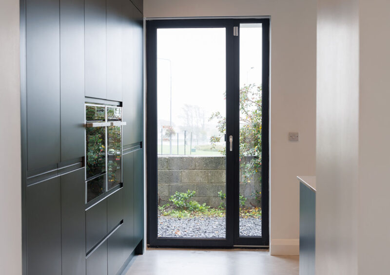 Szklane drzwi zewnętrzne - Aluhaus