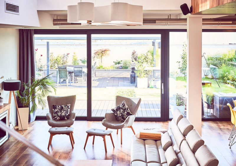 Aluminiowe okna tarasowe - Aluhaus Slide