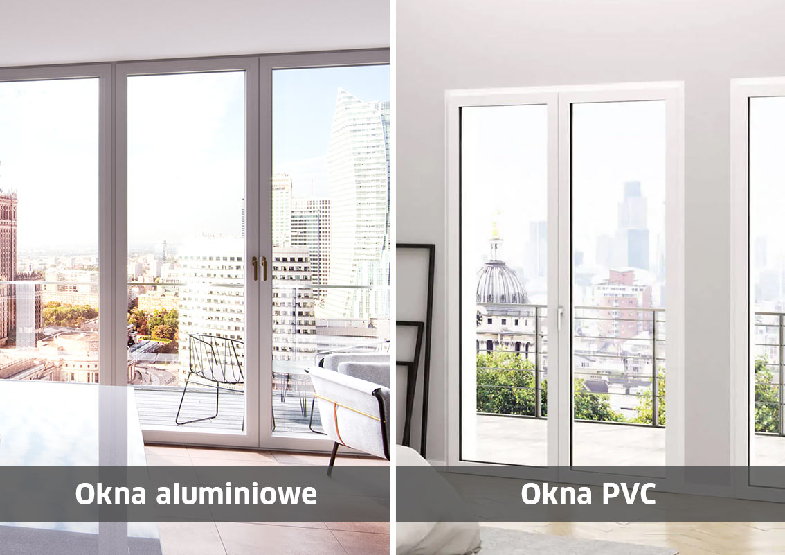 Okna aluminiowe i okna pvc