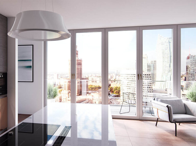 Drzwi tarasowe rozwierne Aluhaus