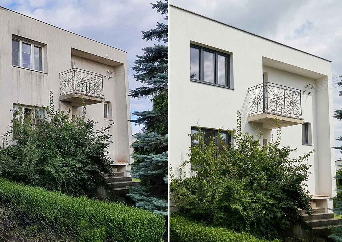 Wymiana okien w domu z lat 70