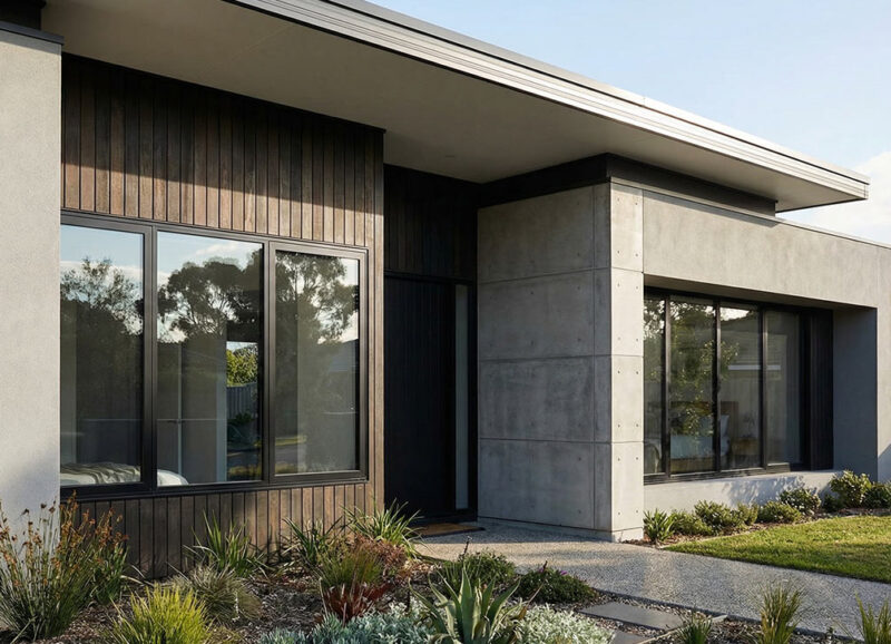 Czarne okna aluminiowe